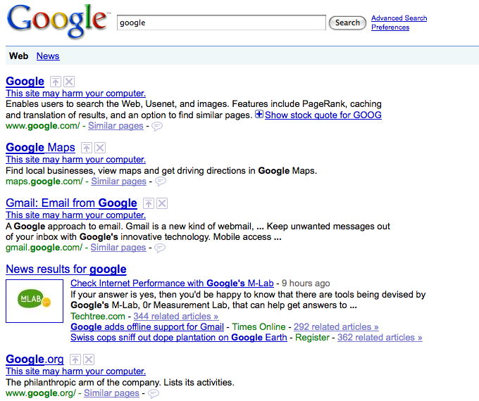Google Is Malware All Google Results Are Malware